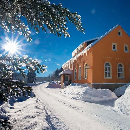 Отель Landgasthof Wolfsgrund Dorfchemnitz Экстерьер фото